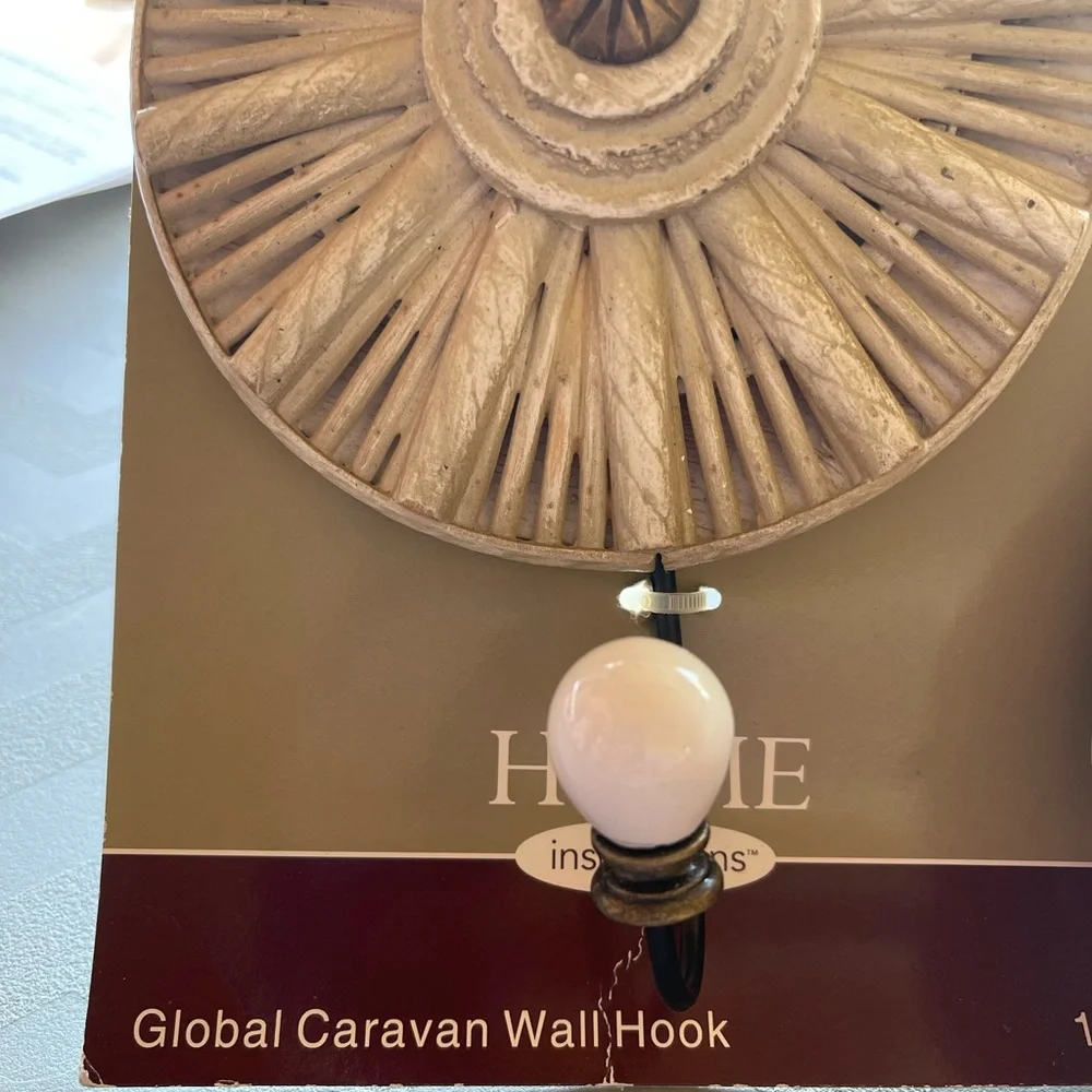 Boho Gobal Caravan Wall Hook! Stylish Round